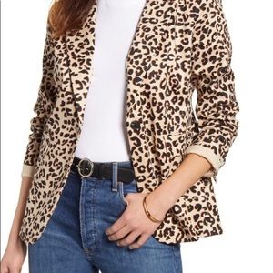 1901 Leopard Print Blazer